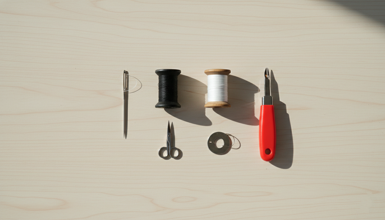Basic Sewing Kit for Beginners – 5 Tools, 10 Repairs, Under $20