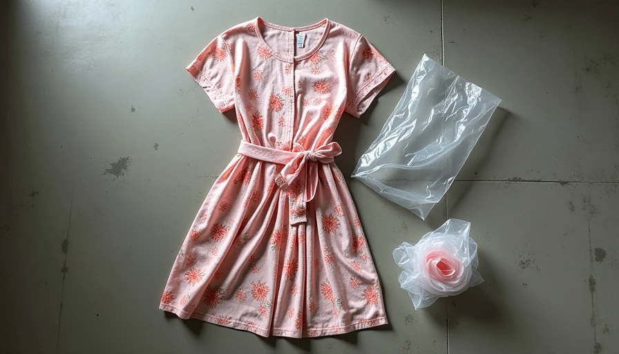Shein Dress — $23 and You Can See Through It Shein floral summer dress with uneven sleeves and see-through thin fabric crumpled on concrete floor